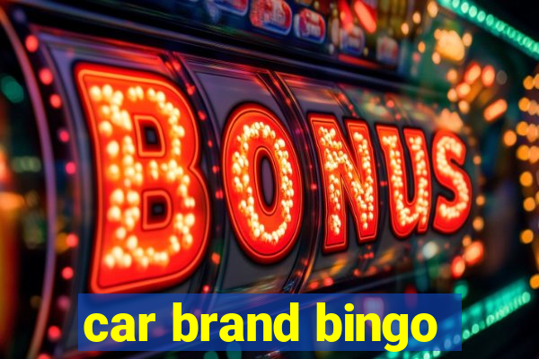 car brand bingo